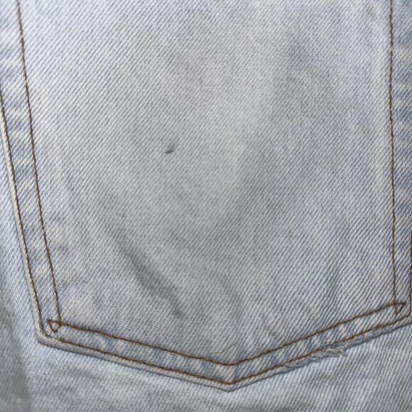 GRLFRND White Helena Shorts Size 26 Distressed Button Fly Super Short n’ Sweet - Picture 12 of 14